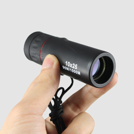 Ortable Monocular 10x25 High-definition Night Vision Pocket Mini Photo Single Pass-Through Glasses Outdoors